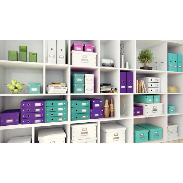 Pudełko do przechowywania A3 Leitz Click&Store WOW fioletowe