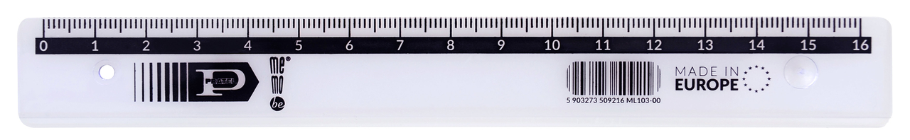 Linijka 16cm MemoBe Pratel