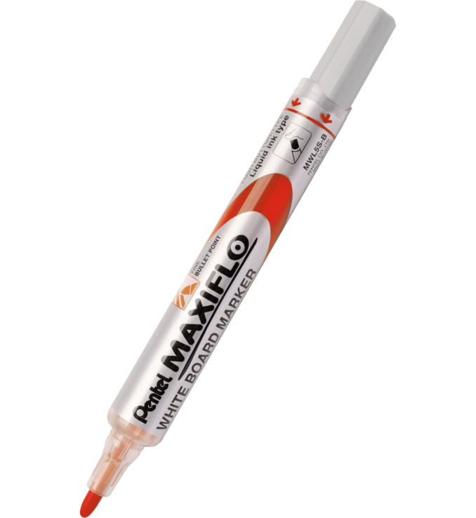 Marker suchościeralny Pentel Maxiflo Flex-Feel czerwony