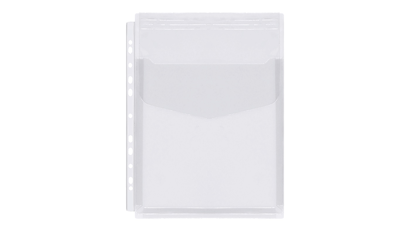 Koszulka A4 poszerzana z klapką na katologi 10szt. Biurfol