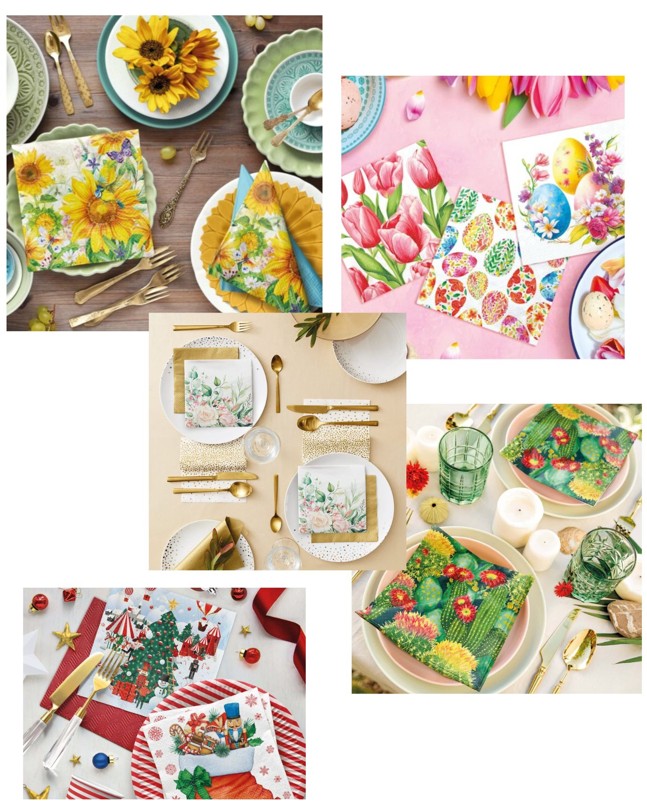 Serwetki dekoracyjne Paw-Decor Lunch