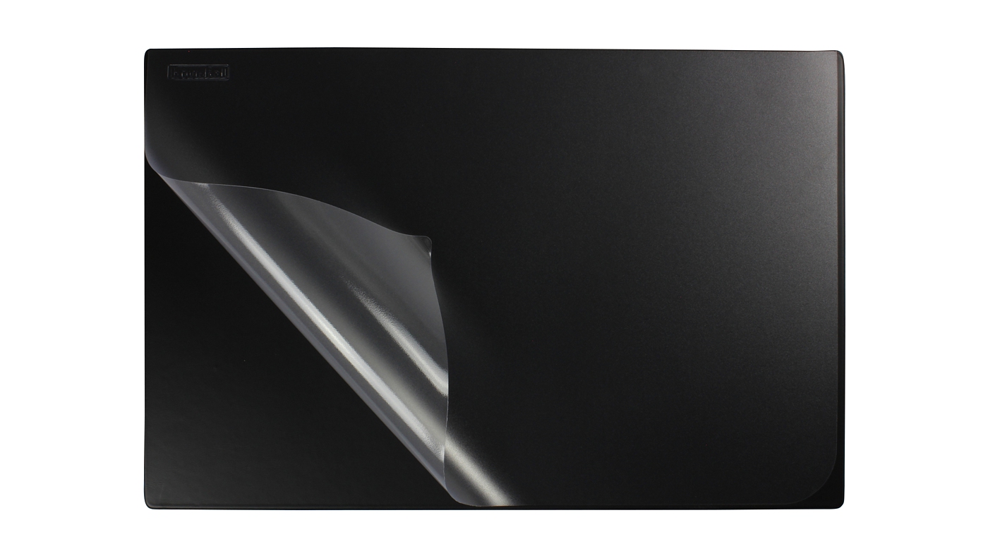 Podkład na biurko z folią 38x58 Biurfol czarny