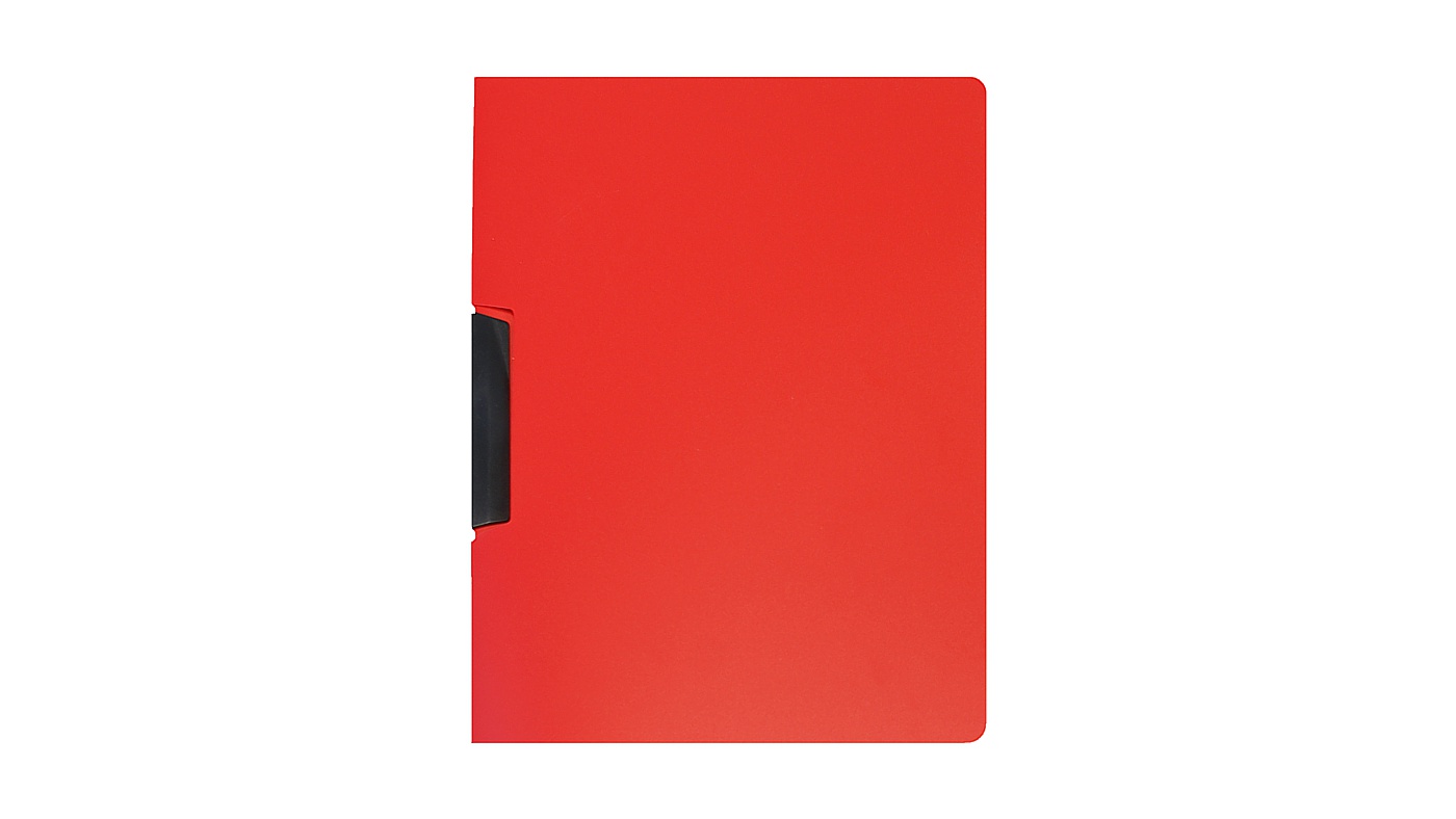 Skoroszyt z klipem A4 Biurfol czerwony
