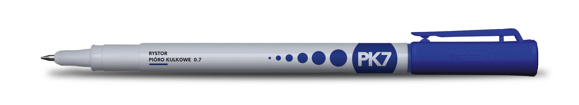 Pióro kulkowe PK-07/C 0,7mm Rystor niebieskie