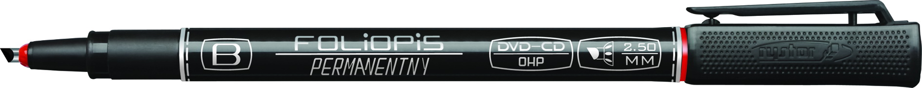 Marker permanentny Rystor FB- 2,5 czerwony