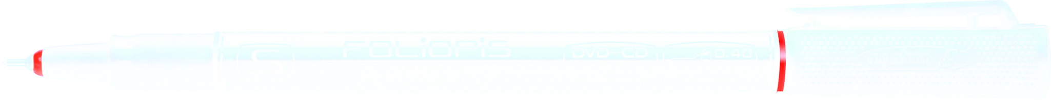 Cienkopis permanentny do folii Rystor, FS-4 czerwony