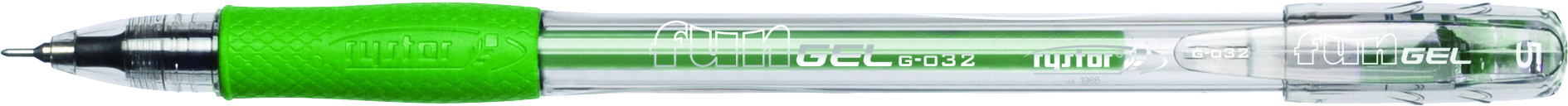 Długopis żelowy Rystor Fun Gel GZ-032, 428 zielony