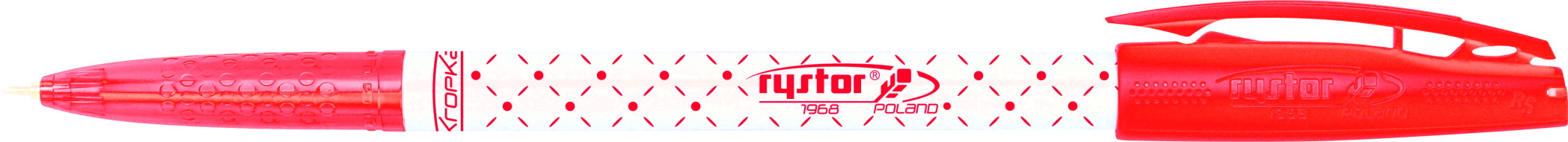 Długopis Rystor Kropka, 448 czerwony
