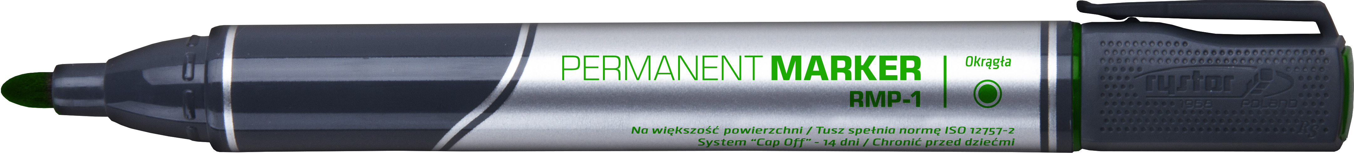 Marker permanentny Rystor RMP-1 432 zielony
