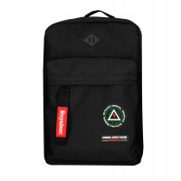 Plecak czarny z aplikacją Paul&Co Incood