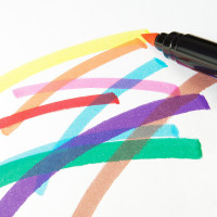 Flamastry z końcówką pędzelkową 24kol Milan