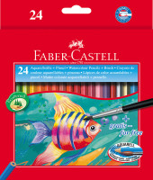 Kredki akwarelowe Faber-Castell Rybka 24kol.