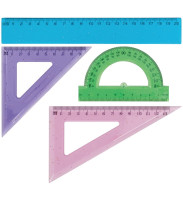 Komplet kreślarski 4 elementy KW Trade