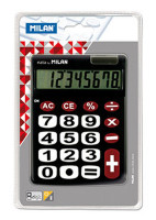 Kalkulator z dużymi klawiszami 8 pozycji, czarny, Milan