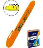 Zakreślacz suchy Amos pomarańczowy