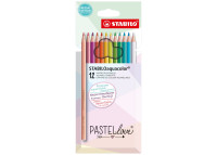 Kredki akwarelowe Stabilo aquacolor Pastellove 12 szt.