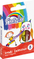 Kredki świecowe 8 kolorów Fiorello