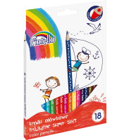 Kredki ołówkowe Super Soft 18 kolorów Fiorello