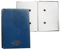 Teczka do podpisu A4/20k. harmonijkowa z gąbką granatowa Warta