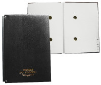 Teczka do podpisu A4/20k. harmonijkowa z gąbką czarna Warta