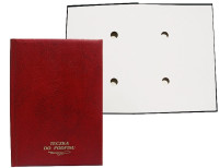 Teczka do podpisu A4/20k. grzbiet kryty bordowa Warta