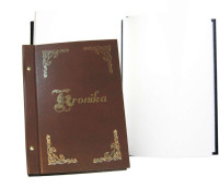 Kronika A4/100k. złocona  brązowa Warta