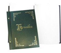 Kronika A4/100k. złocona zielona Warta