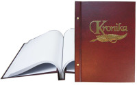 Kronika A3/100k. złocona bordowa Warta