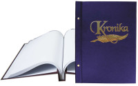 Kronika A3/100k. złocona granatowa Warta