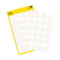 Etykieta biurowa Kropki (koła) śr. 18mm (96szt.) białe 3170 Avery