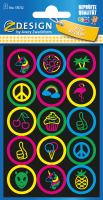 Naklejki Z-Design Neon Sticker Buttons Avery