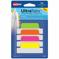 Zakładki indeksujące Ultra Tabs 63,5x25 neon 74767 Avery Zweckform