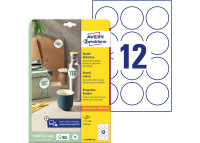 Etykieta okrągła Avery Zweckform 60mm biała 25szt