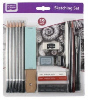 Zestaw do szkicowania Derwent Academy 19 elementów