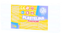 Plastelina Astra 1 kg popielata