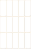 Etykieta mini 38x14mm (90szt) biale ręczny opis 3076 Avery