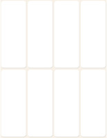 Etykieta mini 50x19mm (48szt.) białe, ręczny opis 3079 Avery