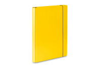 Teczka skrzydłowa z gumką A4 4cm VauPe żółta