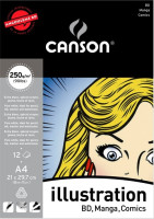 Blok Illustration A4/12ark 250g Canson