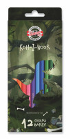 Kredki Koh-I-Noor Dino 12 kolorów