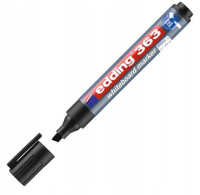 Marker suchościeralny Edding 363 ścięty czarny