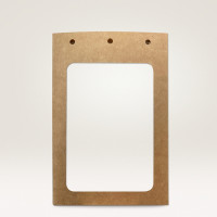 Zestaw holderów na identyfikatory tekturowe XL A6 (50szt+52 wkł.) Avery Zweckform