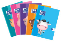Zeszyt w podwójną linię kolorową A5/16 Oxford Kids mix kolorów