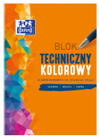 Blok techniczny A3/10k Oxford kolor 225g