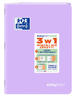 Zeszyt w kratkę Oxford EASYBOOK PASTEL A5/60k MIX