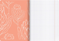 Zeszyt w kratkę A5 32 kartki TOP2000 Flowers MIX wzorów