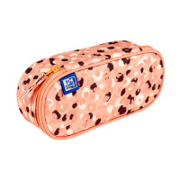 Piórnik z klapką Oxford Kids pomarańczowy bez wyposażenia