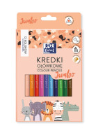 Kredki ołówkowe Oxford Kids Jumbo 12 kolorów