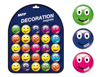 Magnes dekoracyjny okrągły 3,5cm mix 10 4200284 MFP