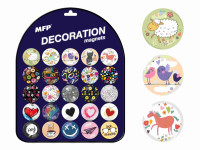 Magnes dekoracyjny okrągły 3,5 mix 11 4200302 MFP